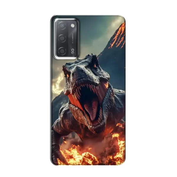 Чохол з принтом «Вогняний динозавр» для OPPO A55 Чохол з принтом «Вогняний динозавр» для OPPO A55