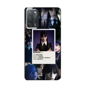 Чохли Венсдей на OPPO A55 Уенсдей (AlphaPrint) (колаж Венздей)
