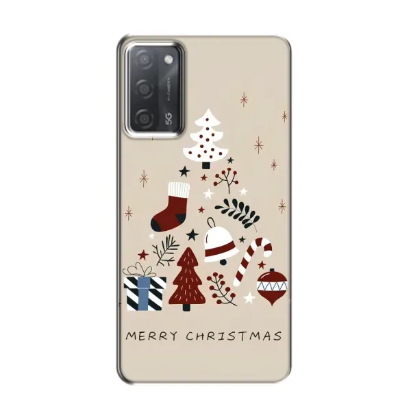 Чехол с принтом «Merry Christmas» для OPPO A55