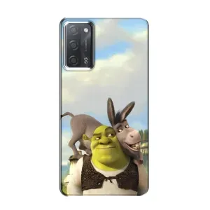 Чохол з мультфільмом Шрек на OPPO A55 (Шрек та Осел)