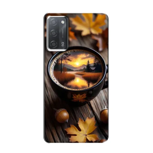 Чехол с принтом «Темный кофе» для OPPO A55 Чехол с принтом «Темный кофе» для OPPO A55