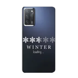 Зимні Чохли для      ОППО A55 - прозорий фон (Winter loading)