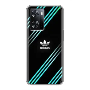 Чехол с принтом «Адидас с полосами» для OPPO A57s