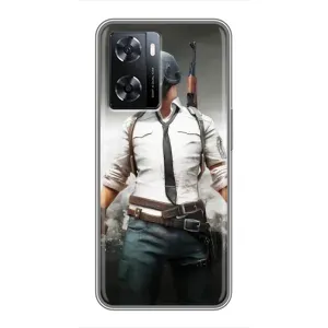 Чехол PUBG для Оппо А57с (AlphaPrint)