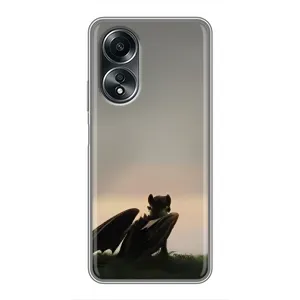 Чехол как приручить дракона на OPPO A58 (4G) (Беззубик)