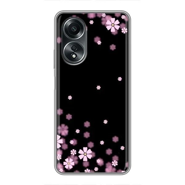 Чехол с принтом «Цветочки маленькие» для OPPO A58 (4G)