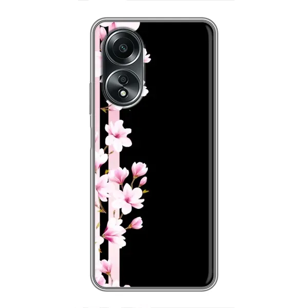 Чехол с принтом «Цветочки» для OPPO A58 (4G)