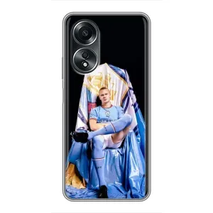 Чохли з футболістом Ерлінг Холанд для OPPO A58 (4G) (AlphaPrint) (футболіст Холанн)