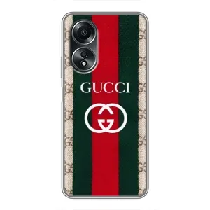 Чехол с принтом «Gucci дизайн» для OPPO A58 (4G)