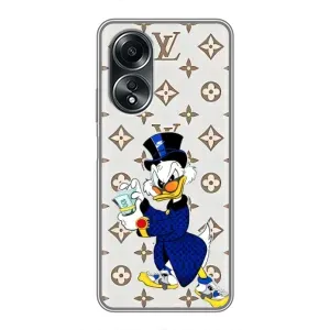 Чехлы для OPPO A58 (4G) - Скрудж МакДак Louis Vuitton (PREMIUMPrint) (Макдак на стиле)