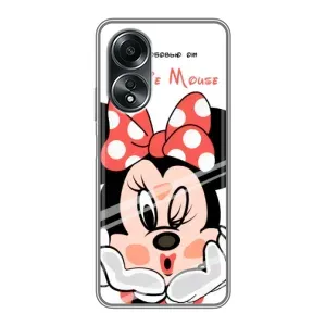 Міккі Маус чохол для OPPO A58 (4G) (AlphaPrint - Мультяшні) (Маус Мінні)