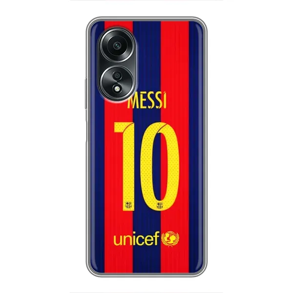 Чехол с принтом «Messi Barca 10» для OPPO A58 (4G) Чехол с принтом «Messi Barca 10» для OPPO A58 (4G)