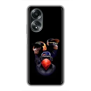 Чохол з Мавпами OPPO A58 (4G) - (AlphaPrint)