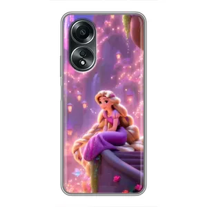Чехол Рапунцель для OPPO A58 (4G) (Рапунцель в замке)