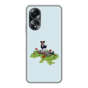 Чохли з картинкою собаки Патрон для OPPO A58 (4G) (AlphaPrint) (Сапер Пес)