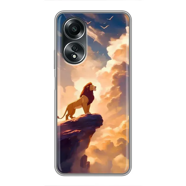 Чехол с принтом «Симба на скале» для OPPO A58 (4G) Чехол с принтом «Симба на скале» для OPPO A58 (4G)