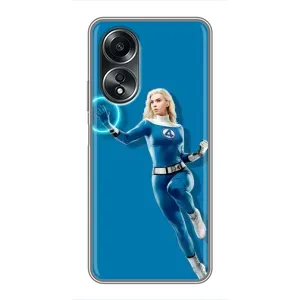 Чехол с принтом Фантастическая четверка для OPPO A58 (4G) (Сью Сторм полет)