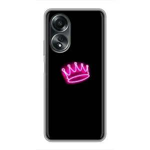 Чехол с принтом «Яркая корона» для OPPO A58 (4G)
