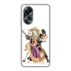 Чехол Рапунцель для OPPO A58 (4G) (Рапунцель и друзья)