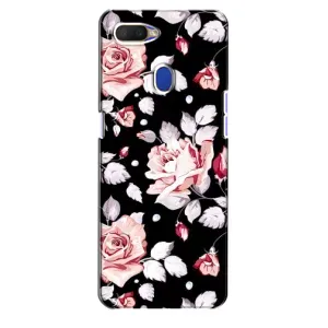 Чохли з квітами для Oppo A5s (VPrint) (Квіти на чорному)
