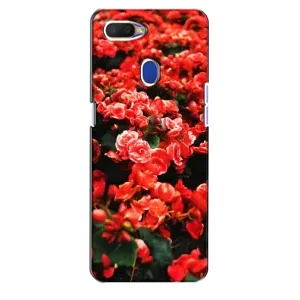 Чохли з квітами для Oppo A5s (VPrint) (Квіти червоні)