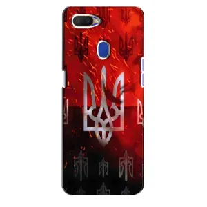Украинские Чехлы для Oppo A5s с картинкой УПА (AlphaPrint) (ГЕРБ УПА)