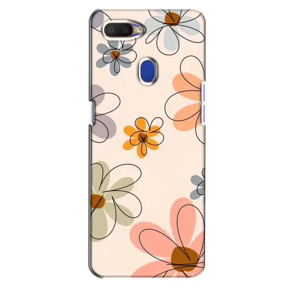 Чохол з принтом «Кольорові квіти» для OPPO A5s