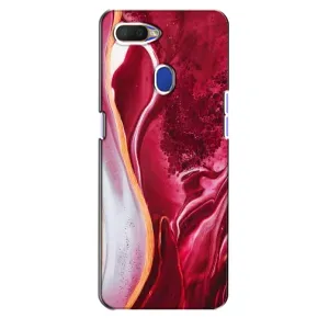 Чехол с принтом «Мрамор красный» для OPPO A5s