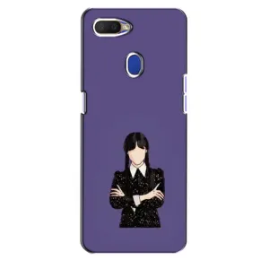 Чохли Венсдей на Oppo A5s Уенсдей (AlphaPrint) (Венздей у чорному)