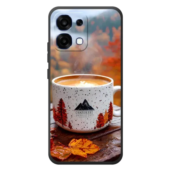 Чехол с принтом «Кофе на природе» для OPPO A6 Pro