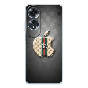 Чохол з принтом «Apple gucci» для OPPO A60 5G