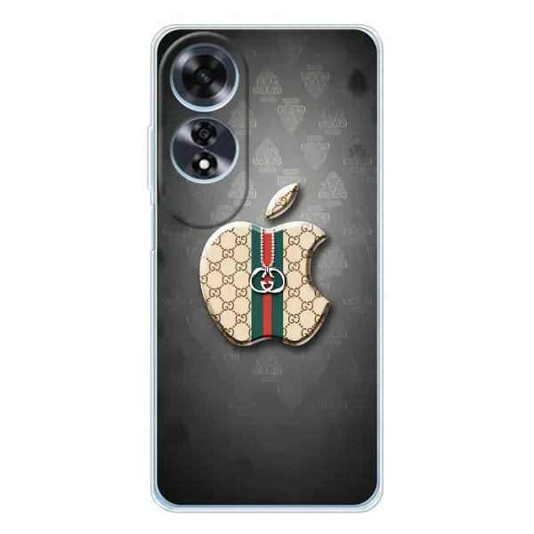 Чохол з принтом «Apple gucci» для OPPO A60 5G