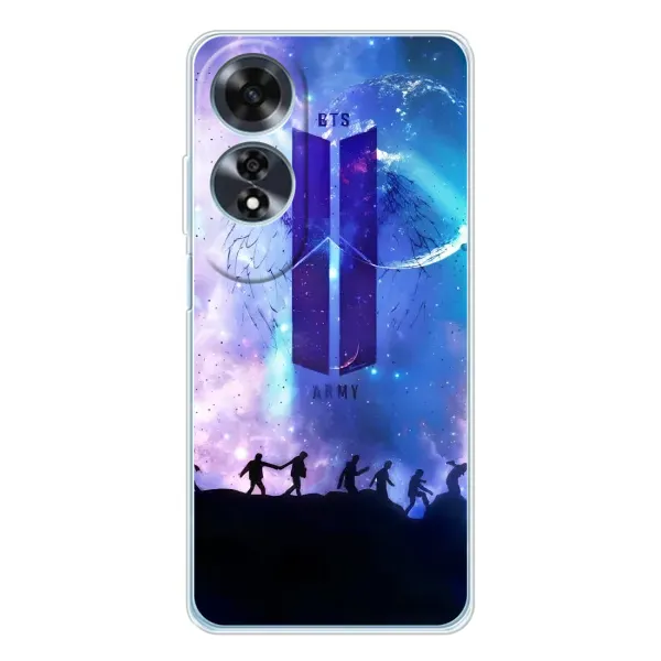 Чехол с принтом «Army BTS» для OPPO A60 5G