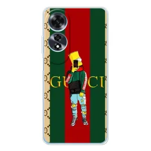 Чехол с принтом «Барт ГУЧЧИ» для OPPO A60 5G