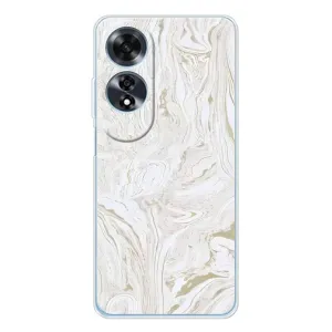 Мраморний чехол на OPPO A60 5G (VPrint) (Білий мрамор)