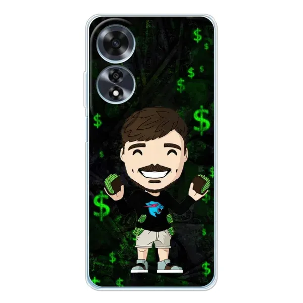 Чехол с принтом «Блогер Beast» для OPPO A60 5G Чехол с принтом «Блогер Beast» для OPPO A60 5G