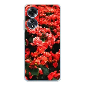 Чохли з квітами для OPPO A60 5G (VPrint) (Квіти червоні)