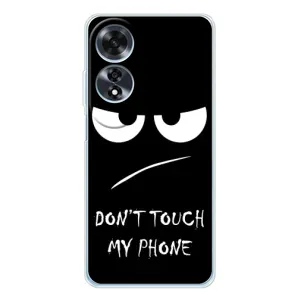 Чохол з принтом «Dont Touch» для OPPO A60 5G