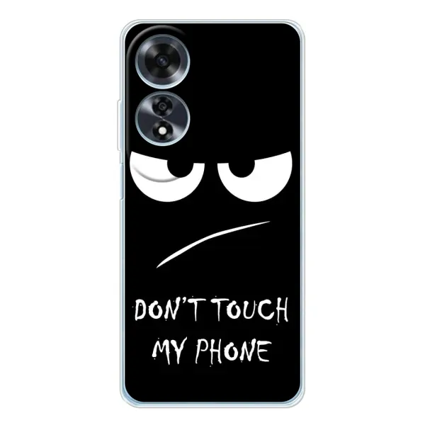Чохол з принтом «Dont Touch» для OPPO A60 5G