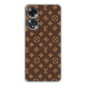 Чохли Луі Вітон для OPPO A60 5G (AlphaPrint - LOUIS VUITTON) (фон LOUIS VUITTON)
