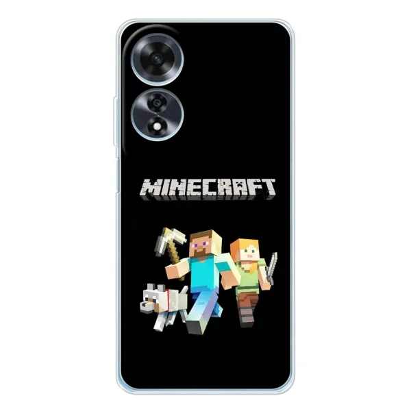 Чехол с принтом «герои Minecraft» для OPPO A60 5G Чехол с принтом «герои Minecraft» для OPPO A60 5G