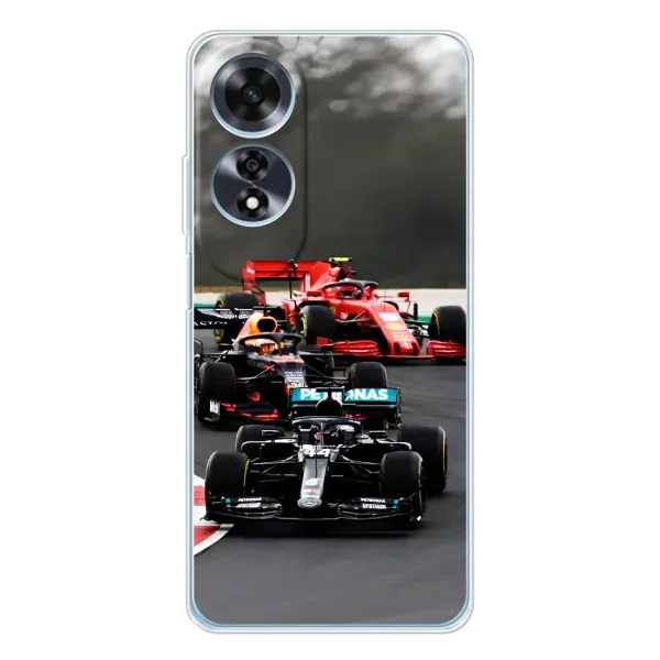 Чохол з принтом «Гонка Формула 1» для OPPO A60 5G