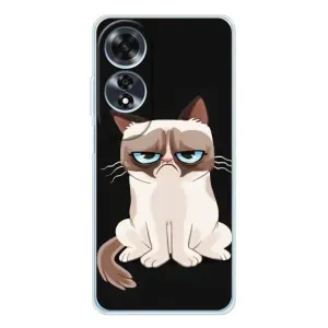 Чохол з принтом «Сумний кіт» для OPPO A60 5G