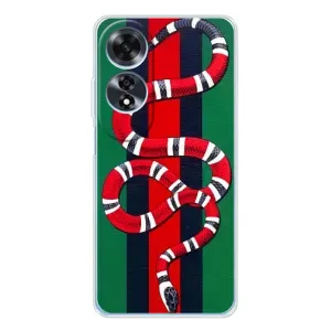 Чохол з принтом «Gucci змія» для OPPO A60 5G