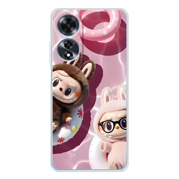 Чохол з принтом «Іграшка Лабубу» для OPPO A60 5G