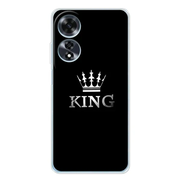 Чохол з принтом «KING» для OPPO A60 5G