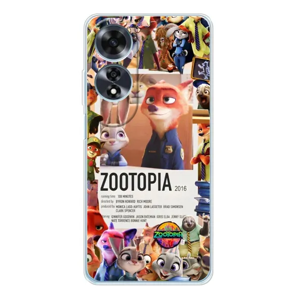 Чохол з принтом «Постер Зоотрополіс» для OPPO A60 5G Чохол з принтом «Постер Зоотрополіс» для OPPO A60 5G