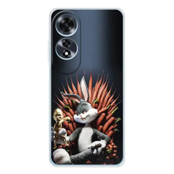 Чехол с принтом «Король Кролик» для OPPO A60 5G Чехол с принтом «Король Кролик» для OPPO A60 5G