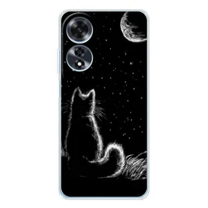 Чохол з принтом для OPPO A60 5G (AlphaPrint) Модні коти