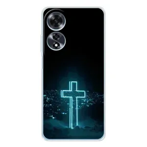 Християнські Чохли для OPPO A60 5G (AlphaPrint) (Хрест і місто)